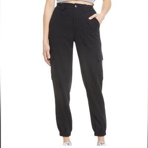 BP. Nordstrom Black Cargo Jogger Pants Size Small